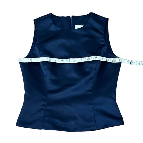 Vera Wang Women’s Navy Sleeveless Top, Size 8, NWOT - Picture 3 of 5